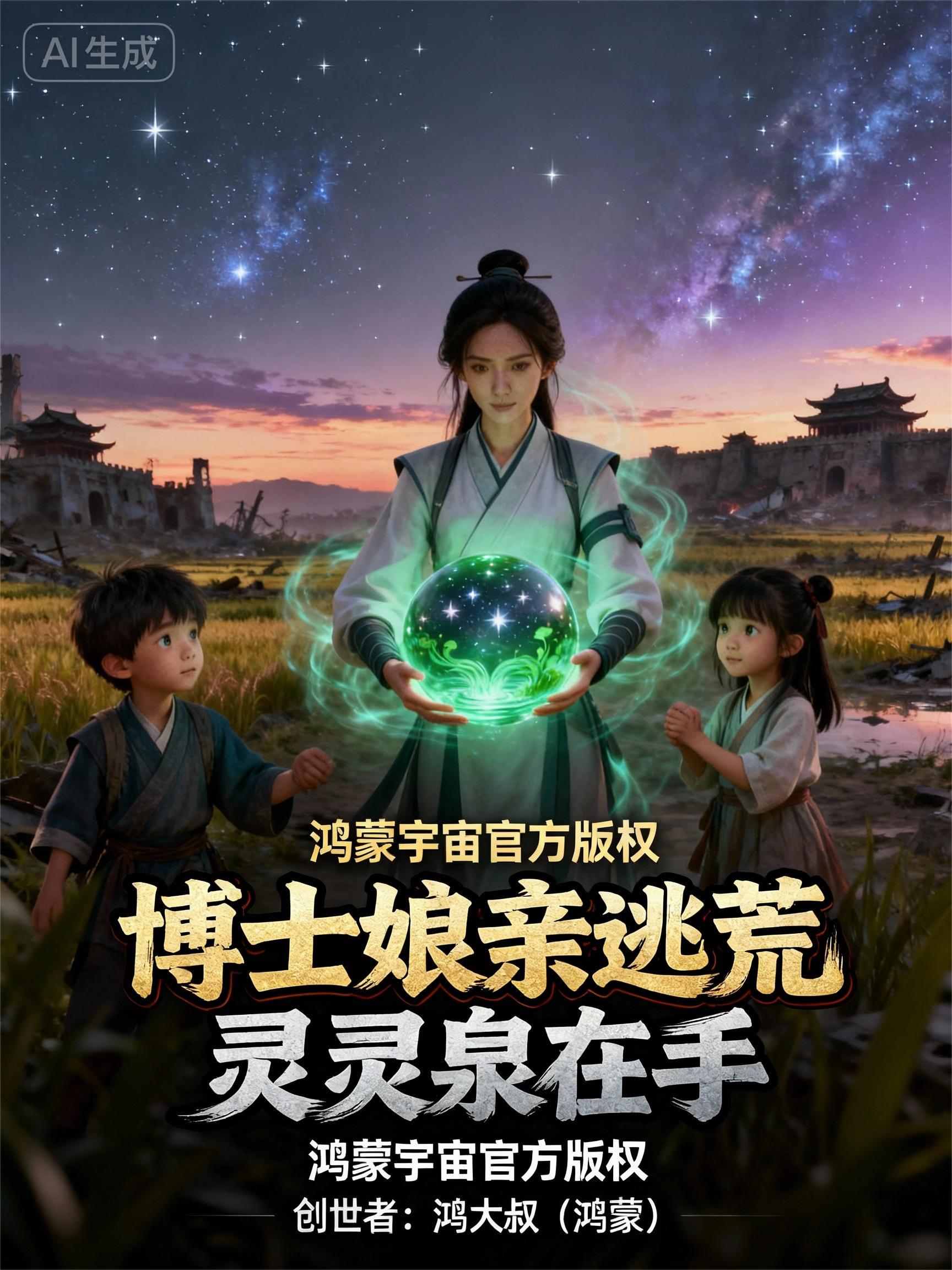 博士娘亲带娃逃荒灵灵泉在手